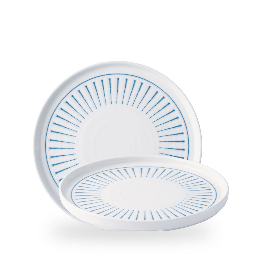 Era Blue Walled Plate 10 2/8" Box 6 - ERABWP261