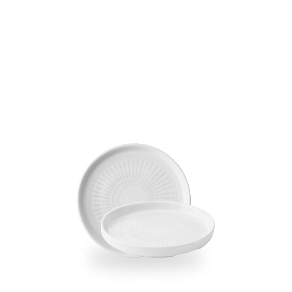 Era Grey Walled Plate 6.3" Box 6 - ERAGWP161