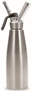 Horecatech HA098CR - Sifone acciaio 1000ml Basic con 10 ricariche