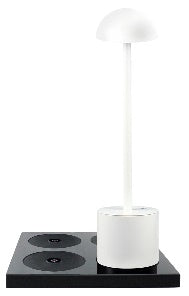 Horecatech HA109 - Lampada  cordless a led LARIO  - Bianco opaco