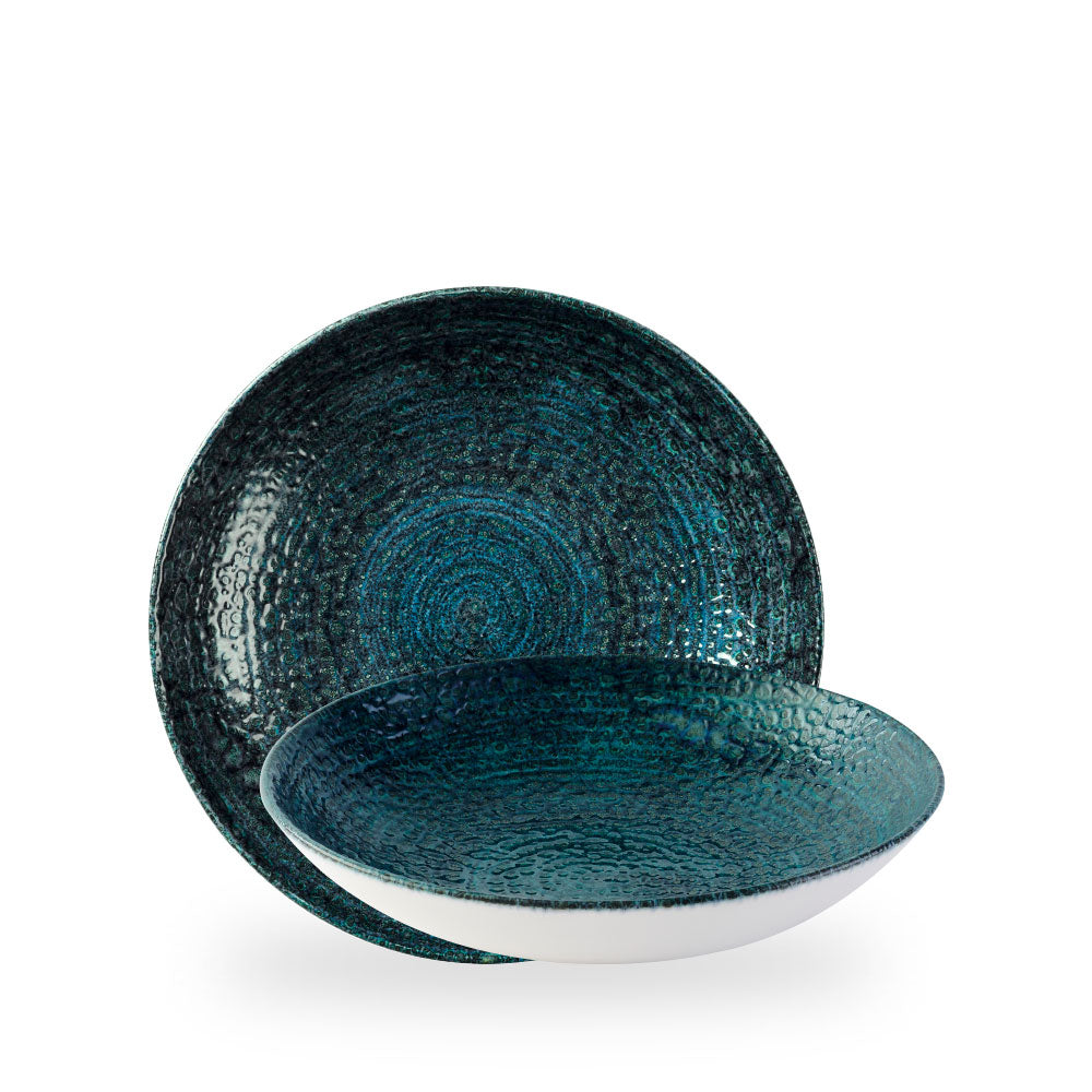 Homespun Chroma Blue Evolve Piatto Fondo 9.75" Box 12 - HCBLEVB91