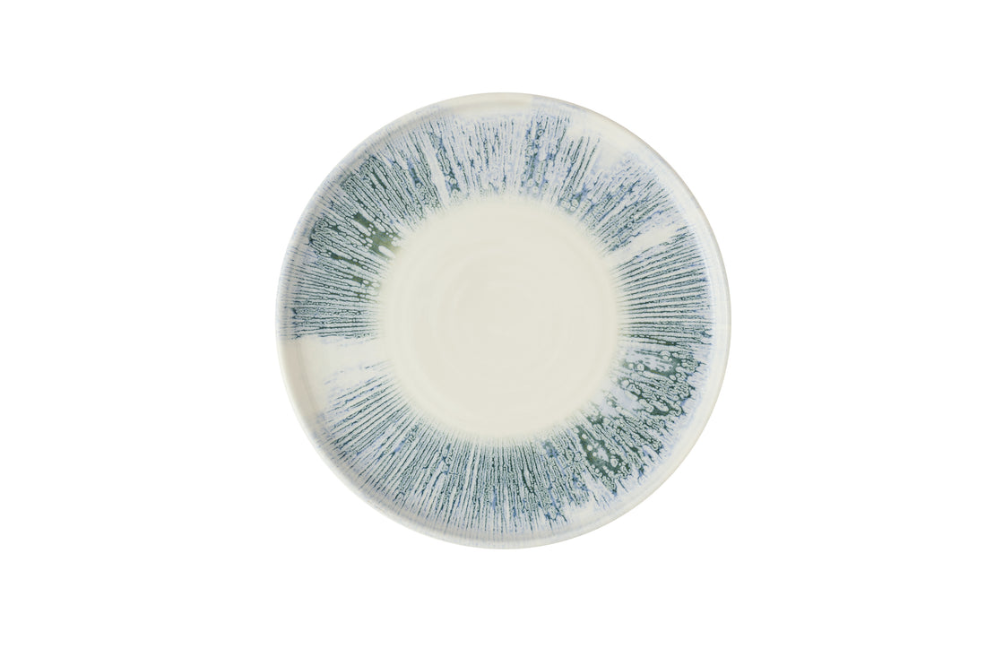 Lyra Blue Walled Plate 10 1/4" Box 6 - ILYBWP261