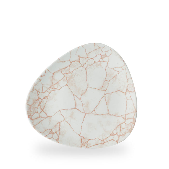 Studio Prints Kintsugi Coral Piatto Triangolare 10" Box 12 - KTAMTR101
