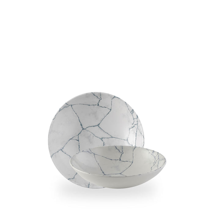 Studio Prints Kintsugi Pearl Grey Evolve Coppetta Coupe 7.25" Box 12 - KTPGEVB71