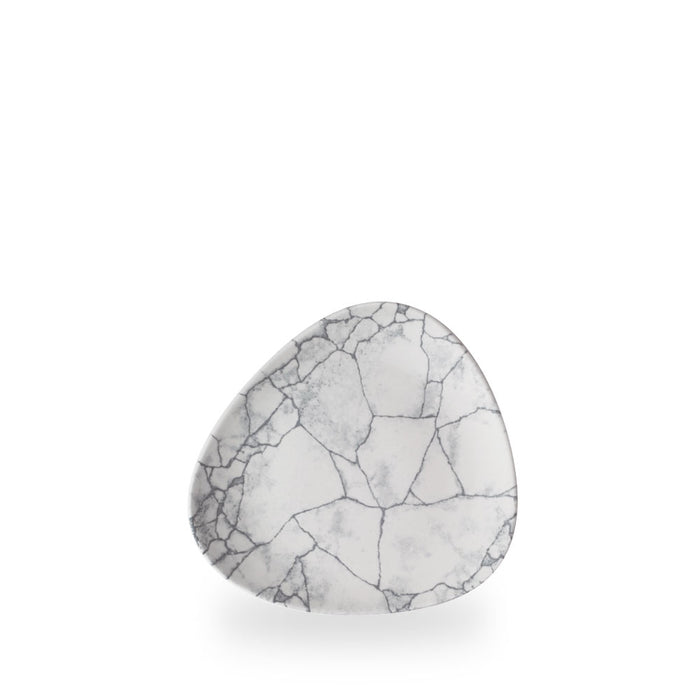 Studio Prints Kintsugi Pearl Grey Piatto Triangolare 7" Box 12 - KTPGTR7 1