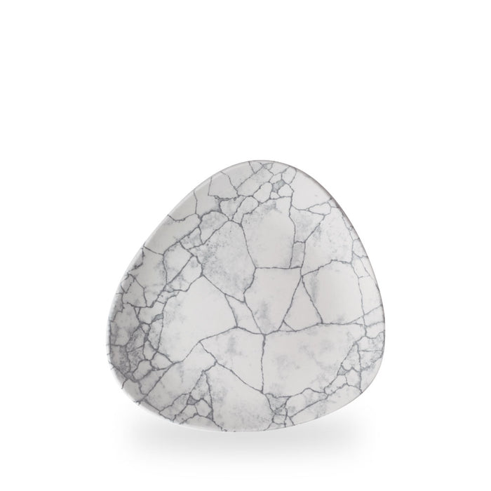 Studio Prints Kintsugi Pearl Grey Piatto Triangolare 9" Box 12 - KTPGTR9 1