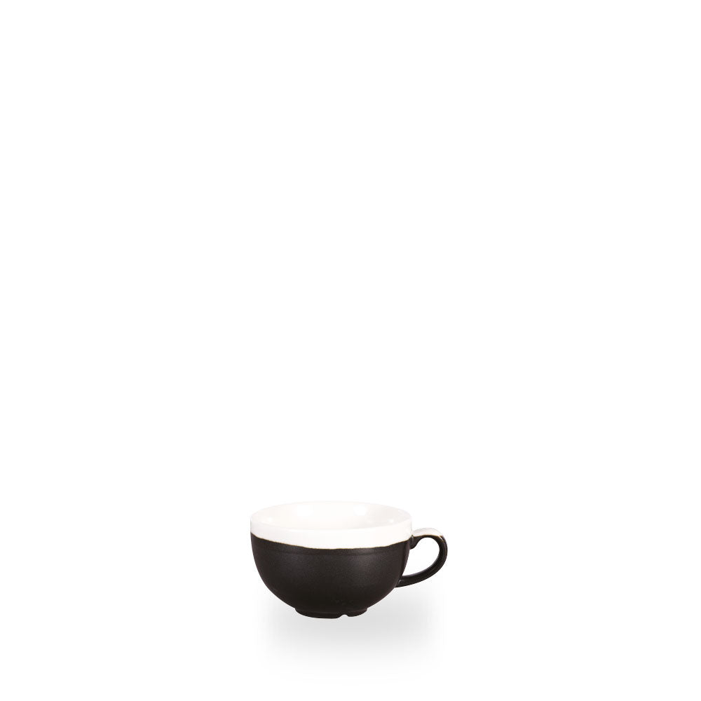 Monochrome Onyx Black Tazza Cappuccino 8Oz Box 12 - MOBKCB201