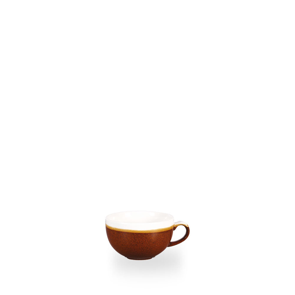 Monochrome Cinnamon Brown Tazza Cappuccino 8Oz Box 12 - MOBRCB201