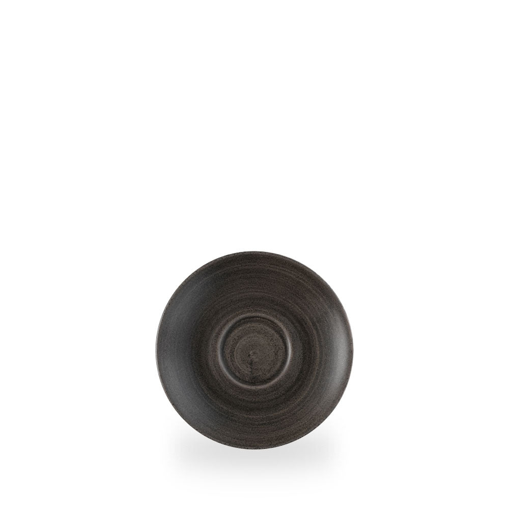 Monochrome Iron Black Sottotazza Cappuccino 6.25" Box 12 - MOIBCSS 1