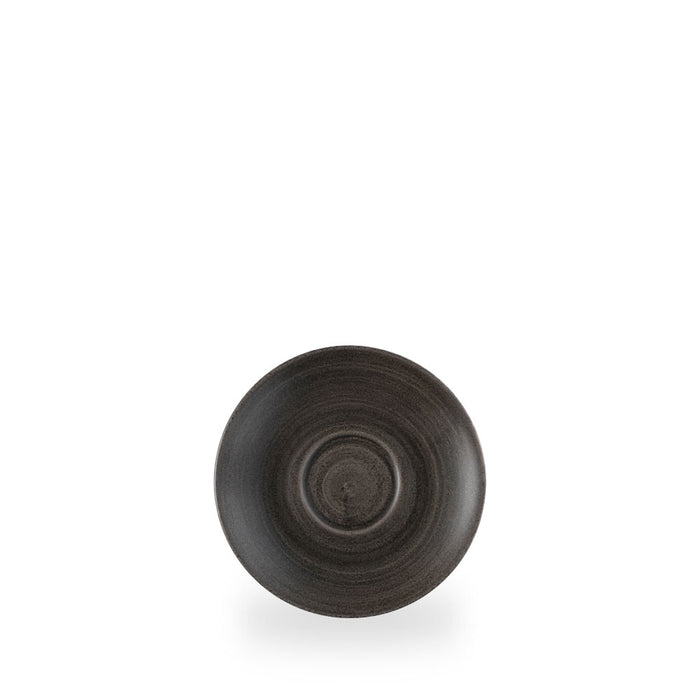 Monochrome Iron Black Sottotazza Cappuccino 6.25" Box 12 - MOIBCSS 1