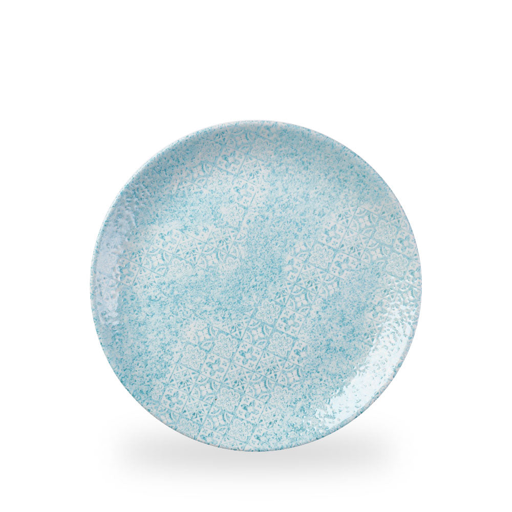 Med Tiles Aquamarine Evolve Piatto Piano Coupe 10.25" Box 12 - MTAQEV101