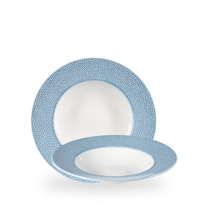 Isla Spinwash Ocean Blue Piatto Fondo Con Falda 9 1/2" Box 12 - OCISIWBM1