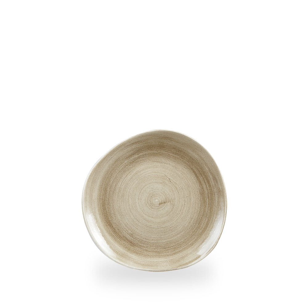 Stonecast Patina Antique Taupe Piatto Organic 7 1/4" Box 12 - PAATOG7 1