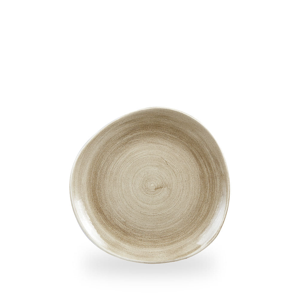 Stonecast Patina Antique Taupe Piatto Organic 8 1/4" Box 12 - PAATOG8 1