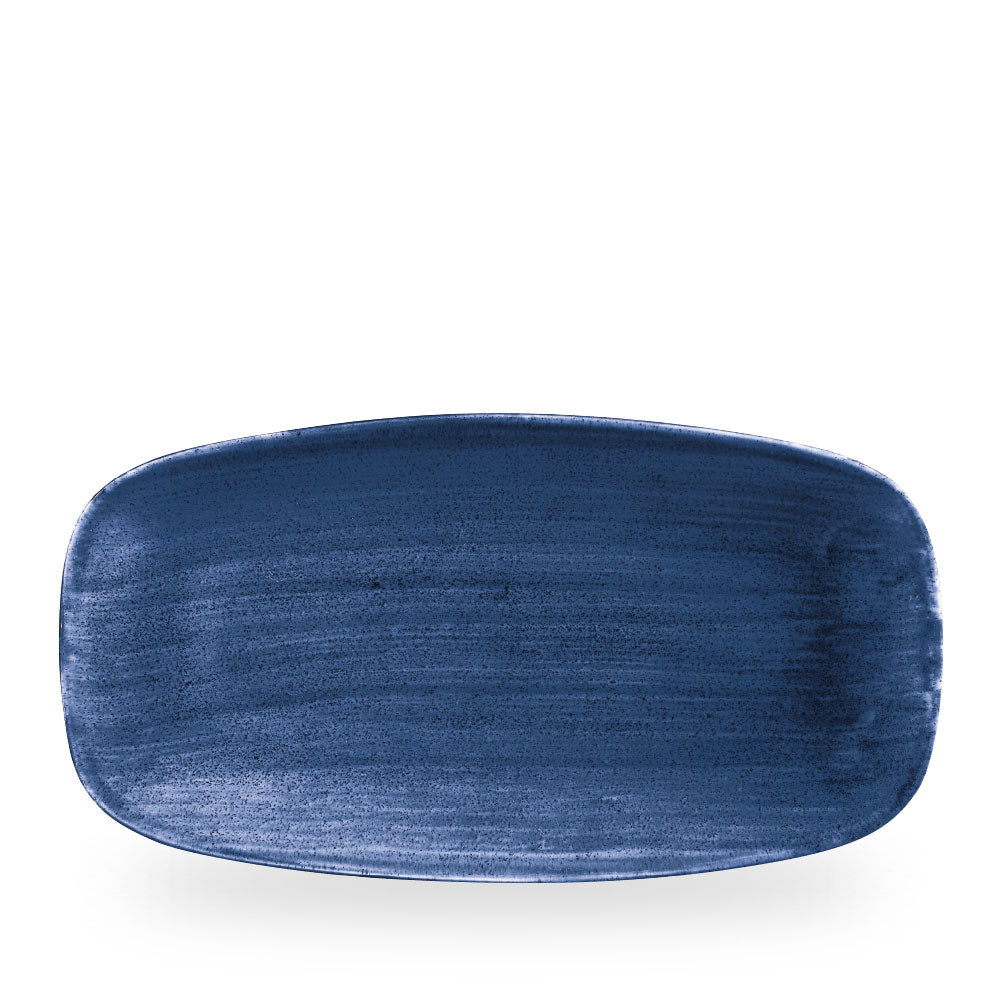 Stonecast Patina Cobalt Blue Piatto Rettangolare Chefs 13 7/8X7 3/8" Box 6 - PABLXO141