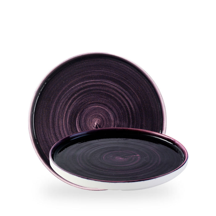 Stonecast Patina Deep Purple Piatto Walled10 2/8" Box 6 - PADPWP261