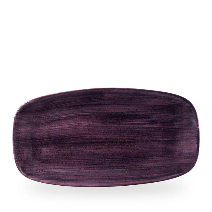 Stonecast Patina Deep Purple Piatto Rettangolare Chefs 13 7/8X7 3/8" Box 6 - PADPXO141
