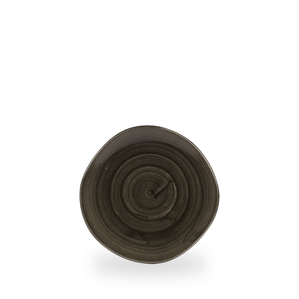 Stonecast Patina Iron Black Piatto Organic 7 1/4" Box 12 - PAIBOG7 1