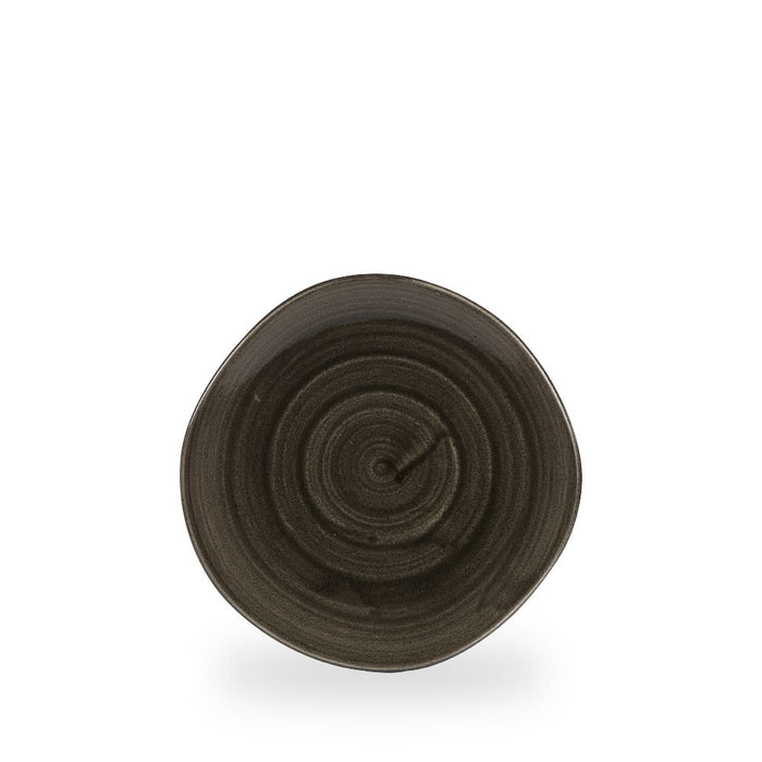 Stonecast Patina Iron Black Piatto Organic 8 1/4" Box 12 - PAIBOG8 1