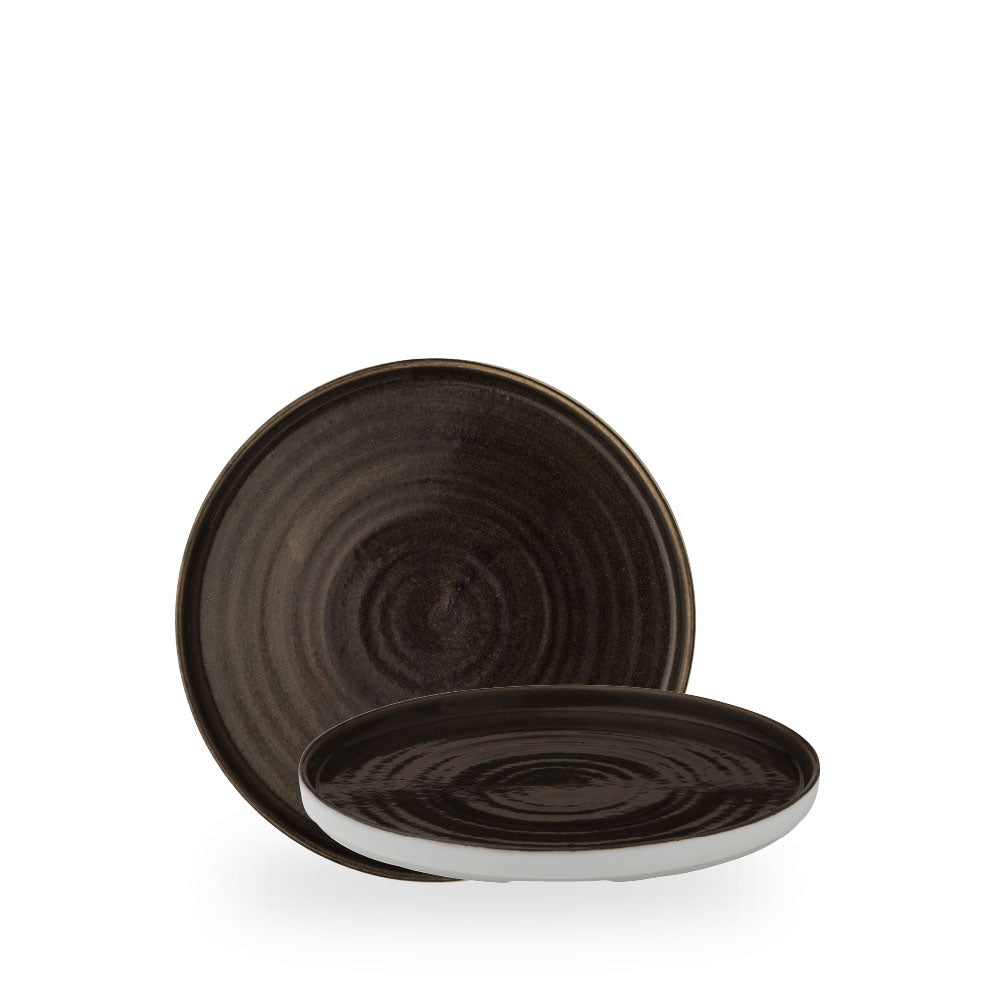 Stonecast Patina Iron Black Piatto Walled Box 6 - PAIBWP211