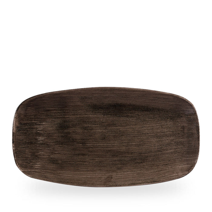 Stonecast Patina Iron Black Piatto Rettangolare Chefs 13 7/8X7 3/8" Box 6 - PAIBXO141
