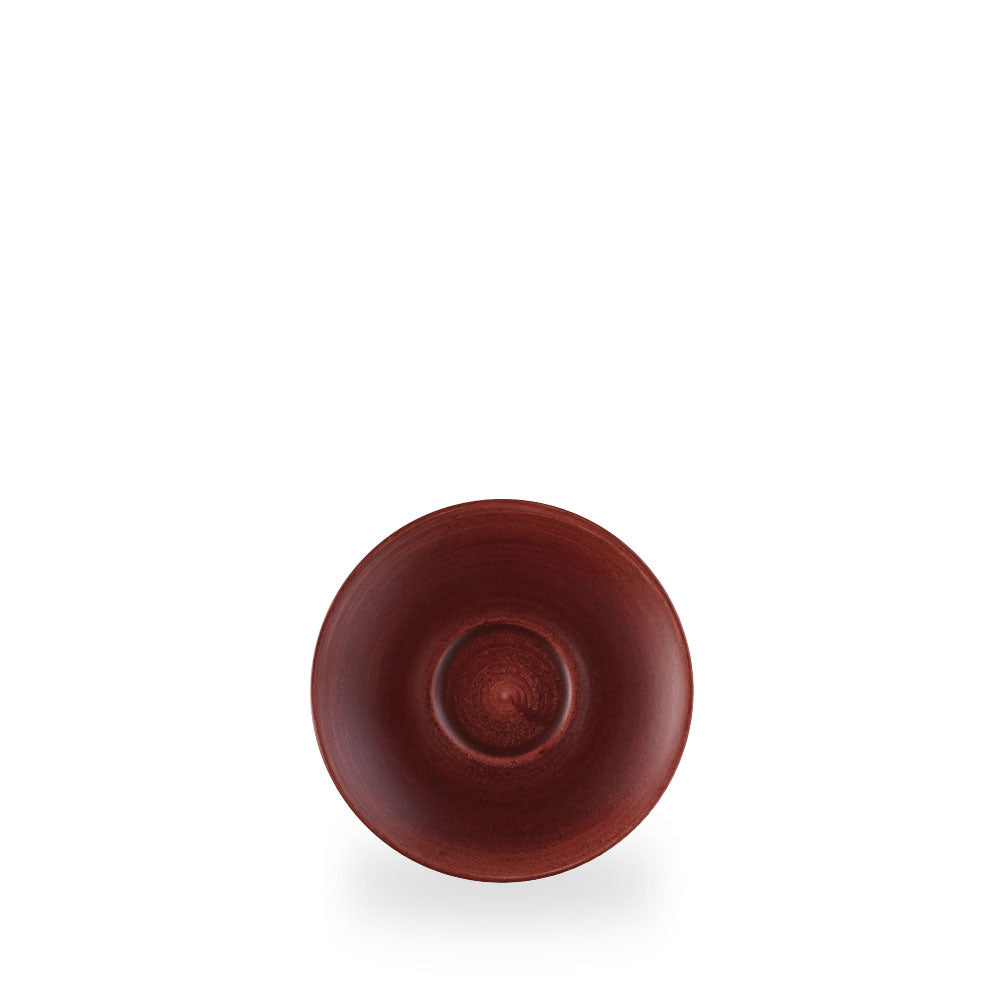 Stonecast Patina Red Rust Sottotazza Cappuccino 6.25" Box 12 - PARECSS 1