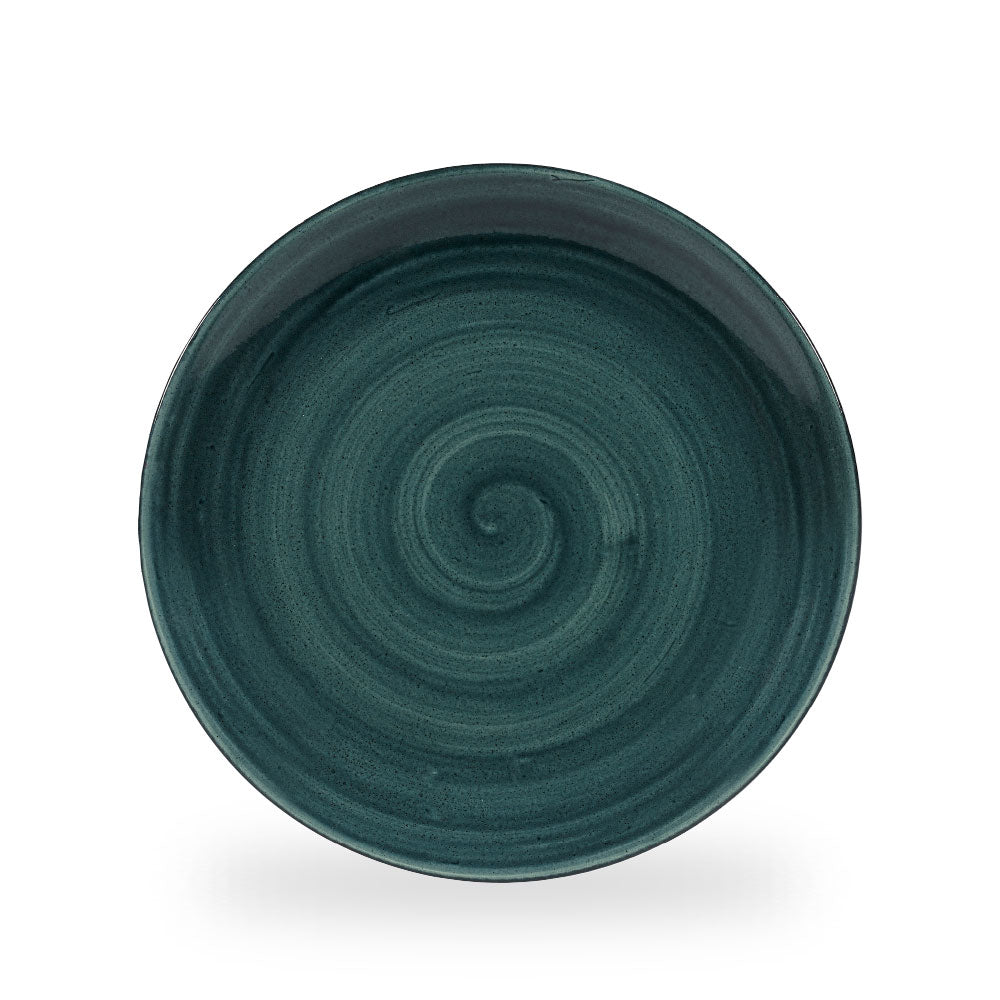 Stonecast Patina Rustic Thè L Evolve Piatto Piano Coupe 11.25" Box 12 - PATREV111