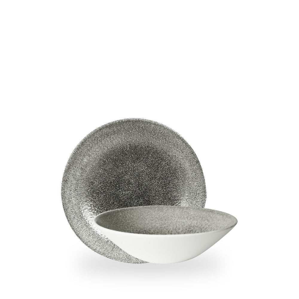 Raku Quartz Black Evolve Insalatiera 7 1/2" Box 6 - RKBQEB191
