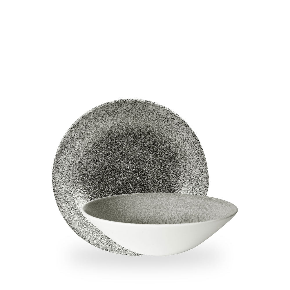Raku Quartz Black Evolve Insalatiera 8 2/3" Box 6 - RKBQEB221