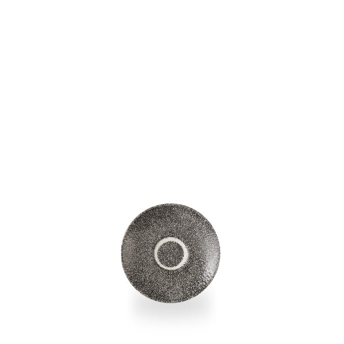 Raku Quartz Black Sottotazza Espresso 4.5" Box 12 - RKBQESS 1