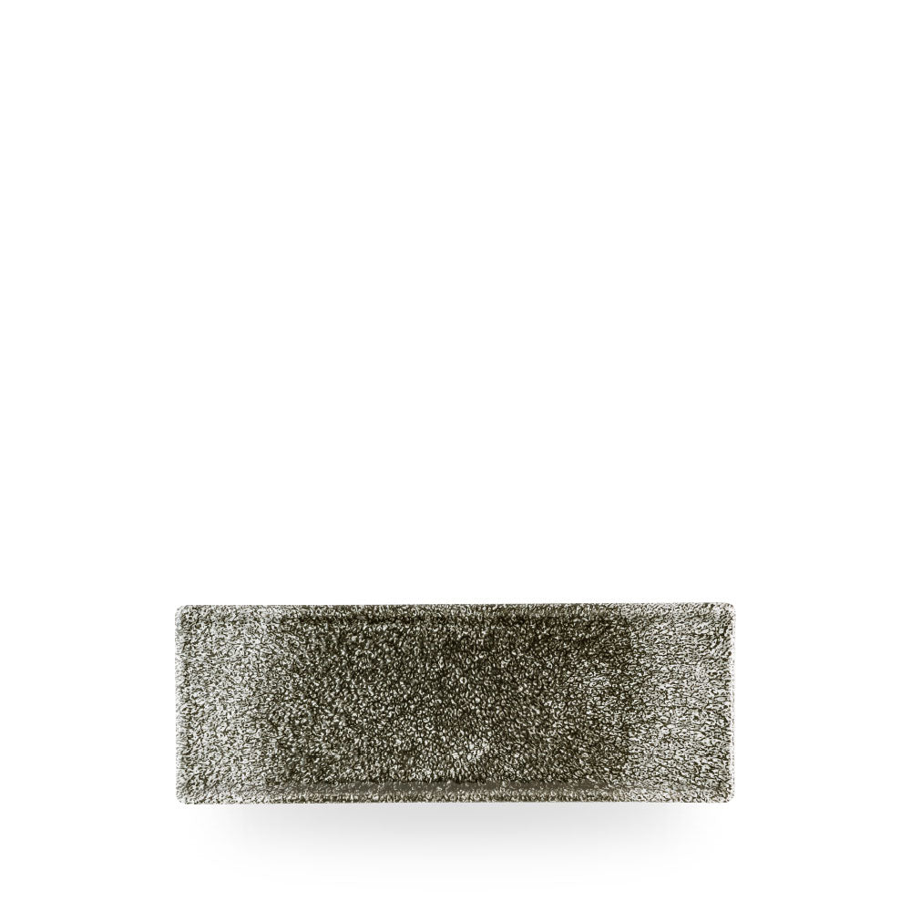 Raku Quartz Black Piatto Rettangolare 25X9Cm Box 6 - RKBQOF231