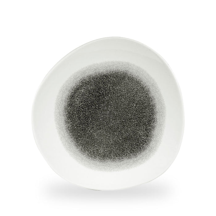 Raku Quartz Black Piatto Organic 11 1/4" Box 12 - RKBQOG111