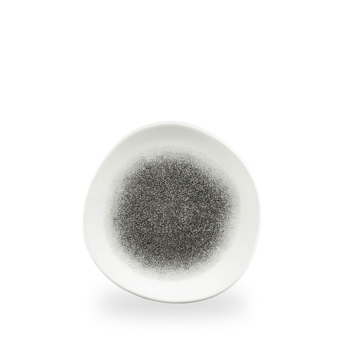 Raku Quartz Black Piatto Organic 8 1/4" Box 12 - RKBQOG8 1