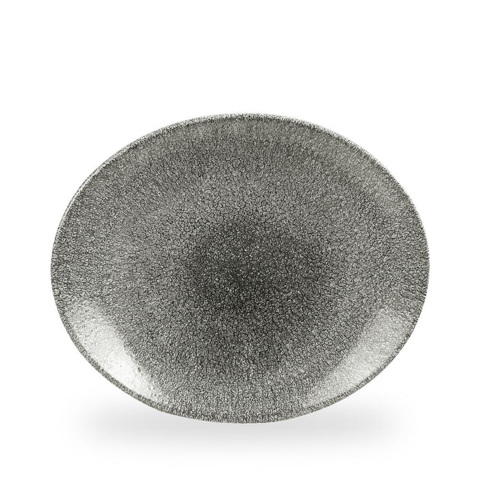 Raku Quartz Black Orbit Piatto Ovale Coupe 12.5" Box 12 - RKBQOP121