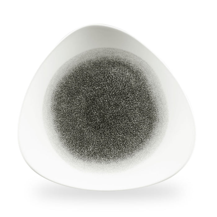 Raku Quartz Black Piatto Triangolare 12" Box 6 - RKBQTR121