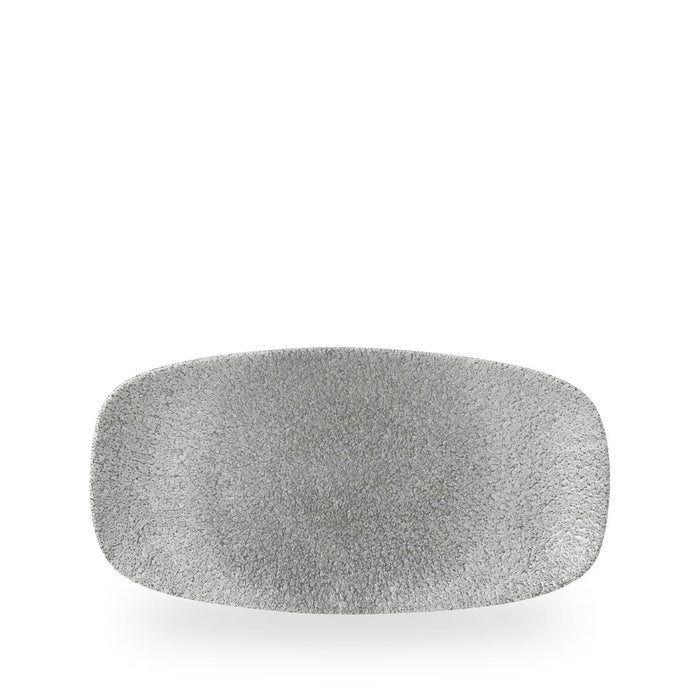 Raku Jasper Grey Piatto Rettangolare Chefs 11 3/4" X 6" Box 12 - RKGJXO111