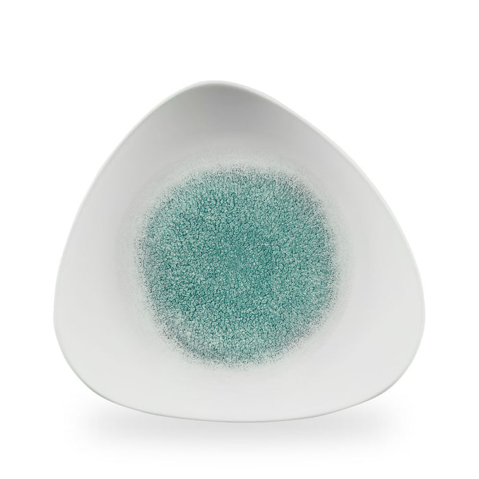 Raku Jade Green Piatto Triangolare 12" Box 6 - RKJGTR121