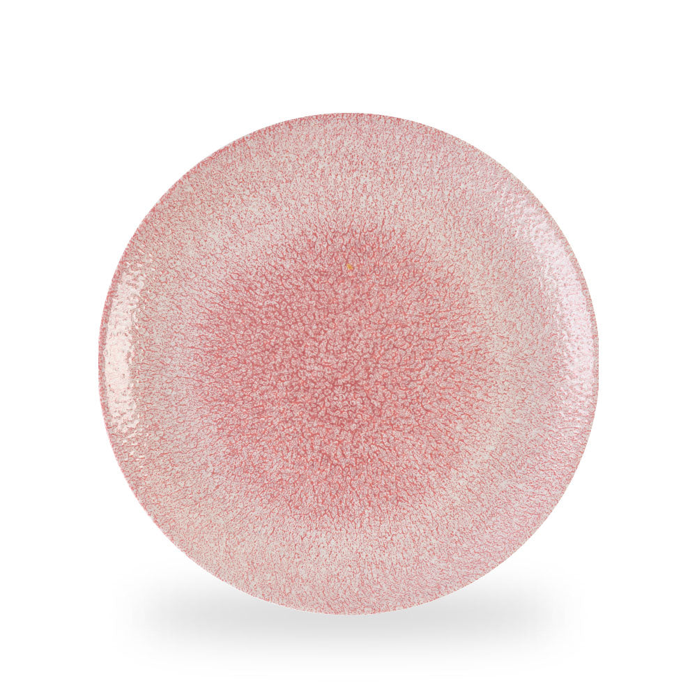 Raku Pink Quartz Evolve Piatto Piano Coupe 11.25" Box 12 - RKQPEV111