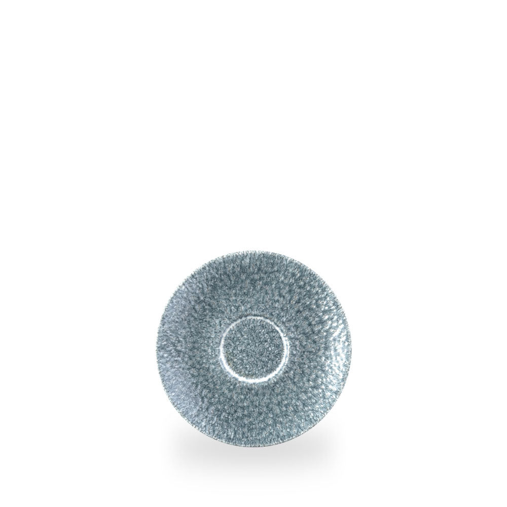 Raku Topaz Blue Sottotazza Cappuccino 6.25" Box 12 - RKTBCSS 1