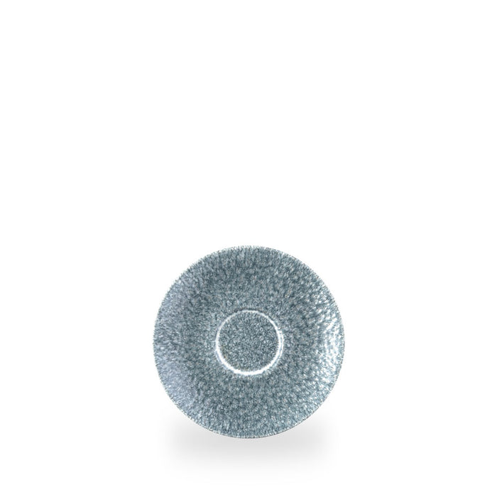 Raku Topaz Blue Sottotazza Cappuccino 6.25" Box 12 - RKTBCSS 1