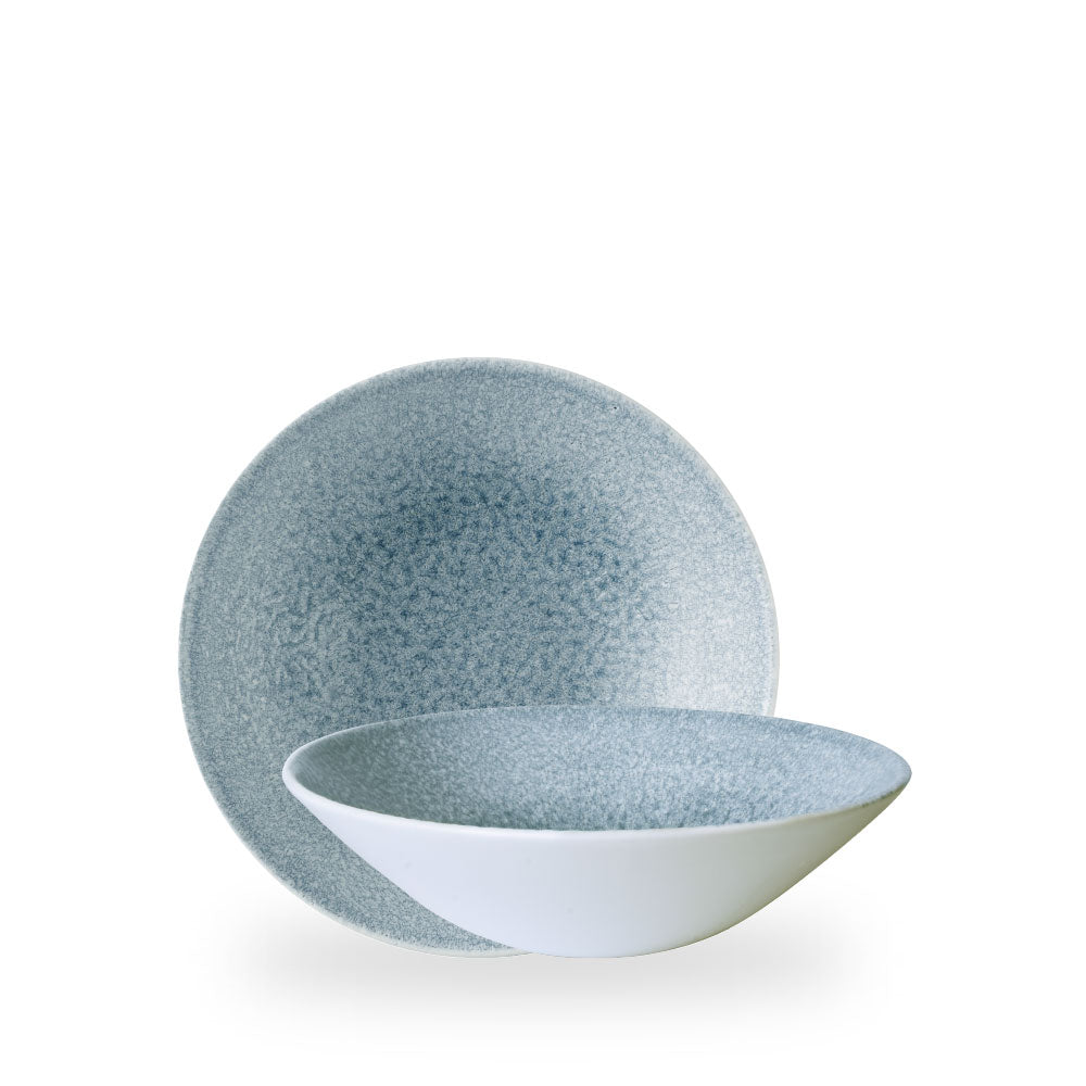 Raku Topaz Blue Evolve Insalatiera 8 2/3" Box 6 - RKTBEB221