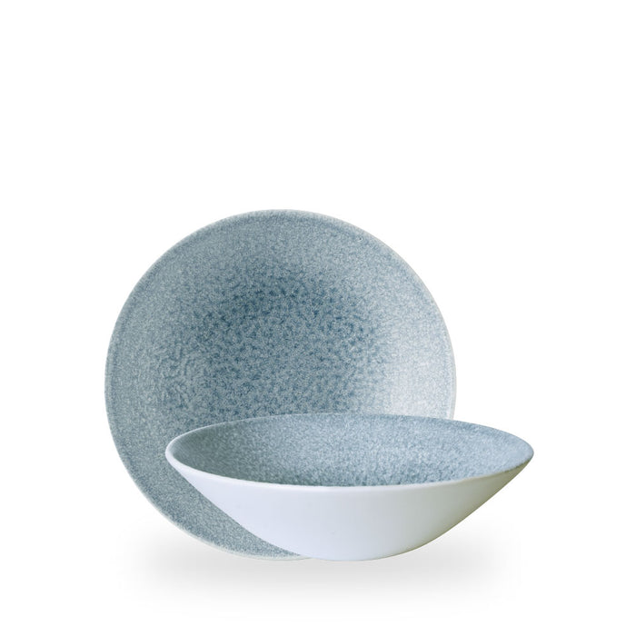 Raku Topaz Blue Evolve Insalatiera 8 2/3" Box 6 - RKTBEB221