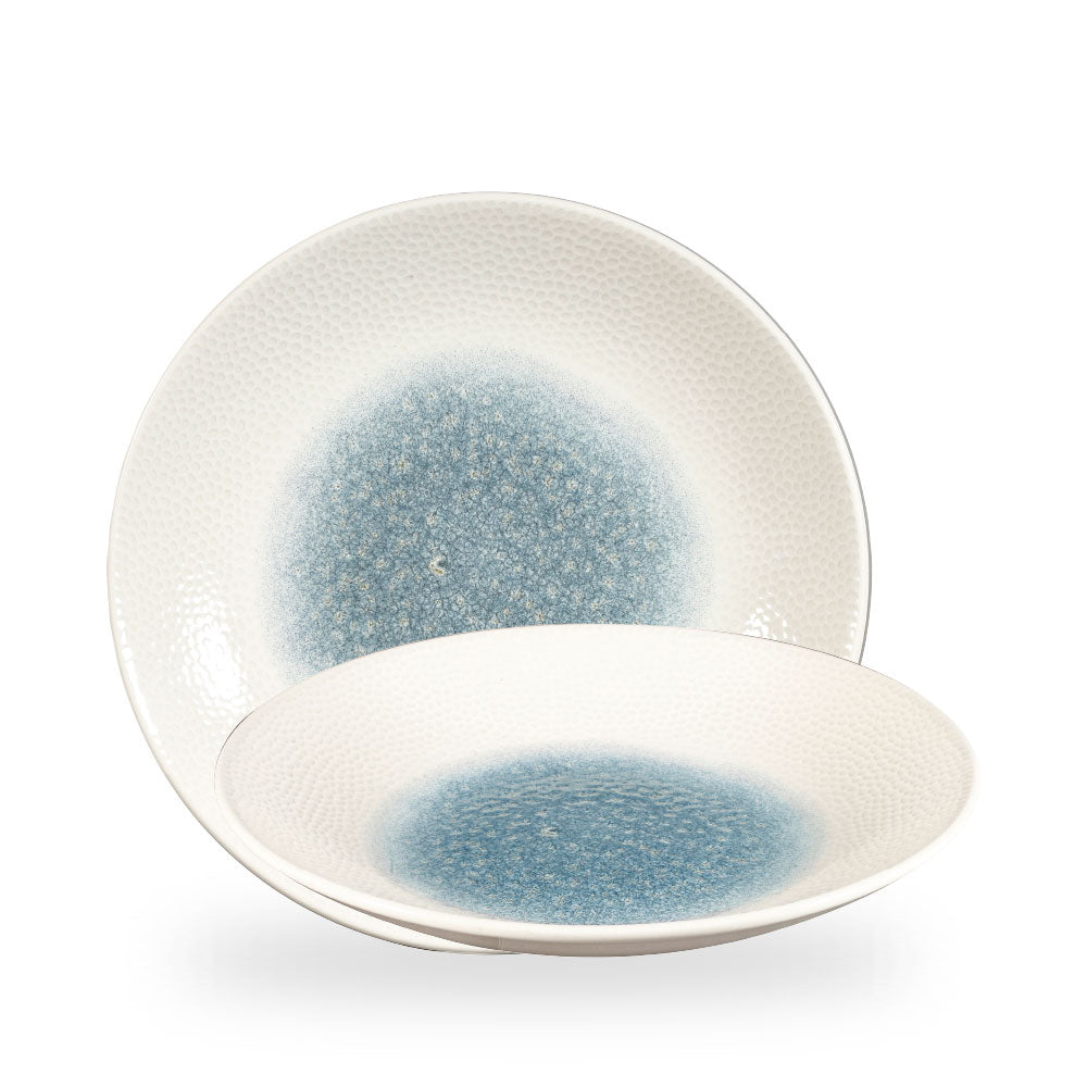Raku Topaz Blue Isla Piatto Deep Coupe 10 5/8" Box 12 - RKTBID271