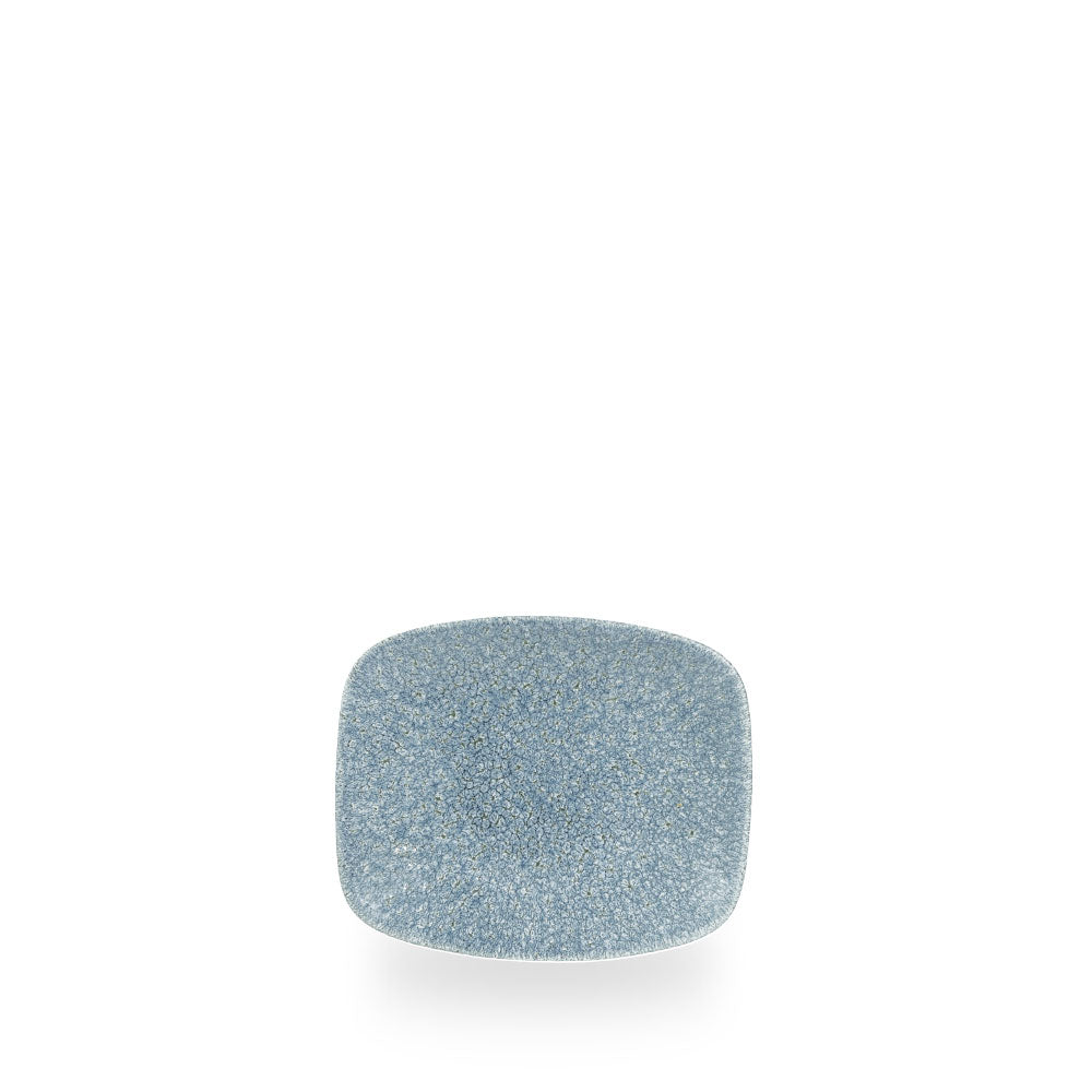 Raku Topaz Blue Piatto Rettangolare Chefs 6 X 5" Box 12 - RKTBOBL11
