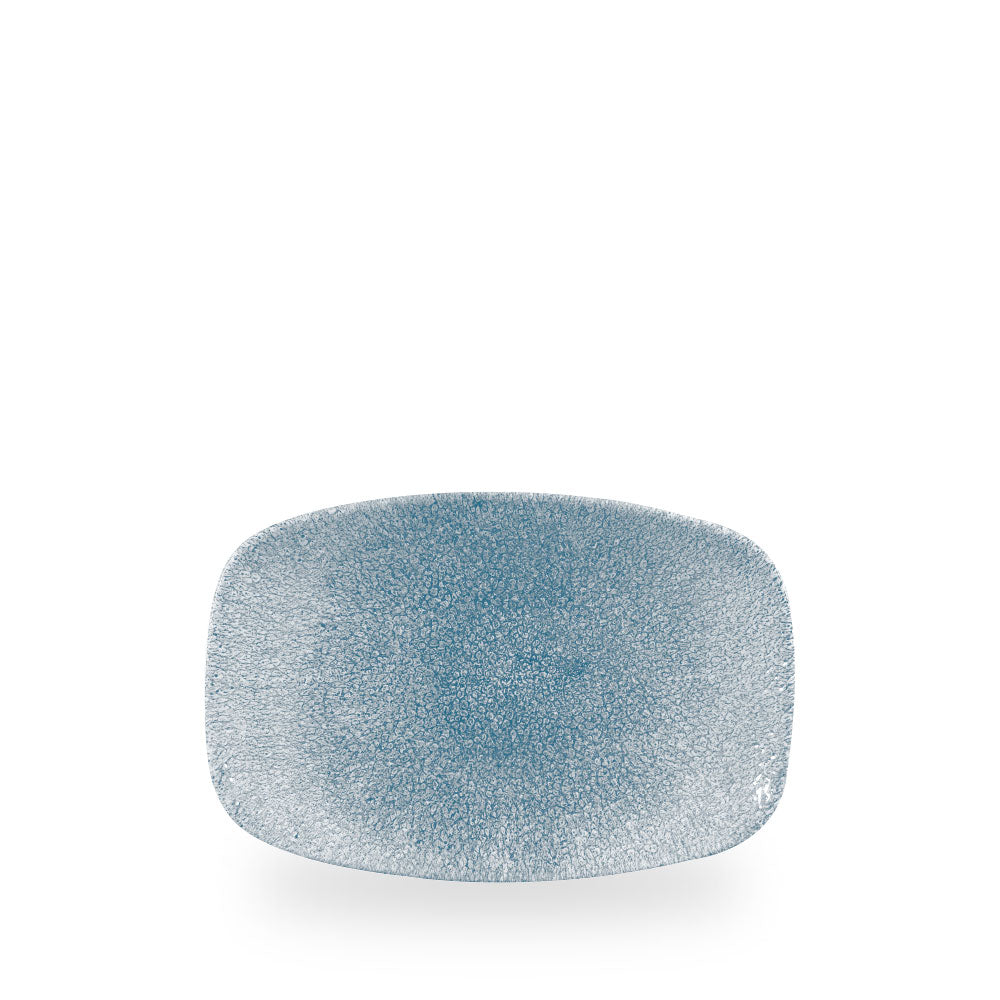 Raku Topaz Blue Piatto Rettangolare Chefs 9.35"X6.2" Box 12 - RKTBOBL21