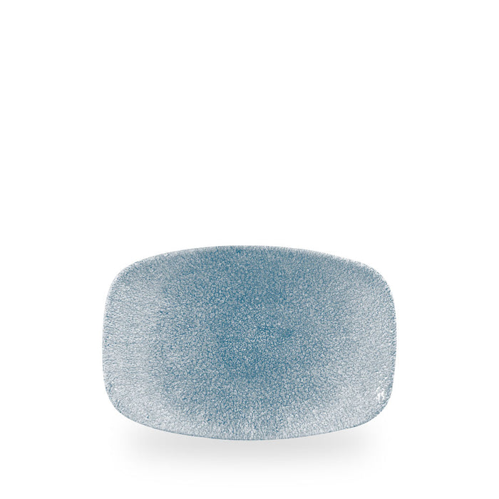 Raku Topaz Blue Piatto Rettangolare Chefs 9.35"X6.2" Box 12 - RKTBOBL21