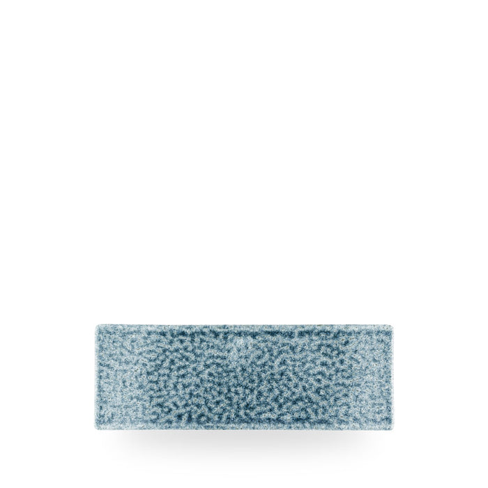 Raku Topaz Blue Piatto Rettangolare 25X9Cm Box 6 - RKTBOF231