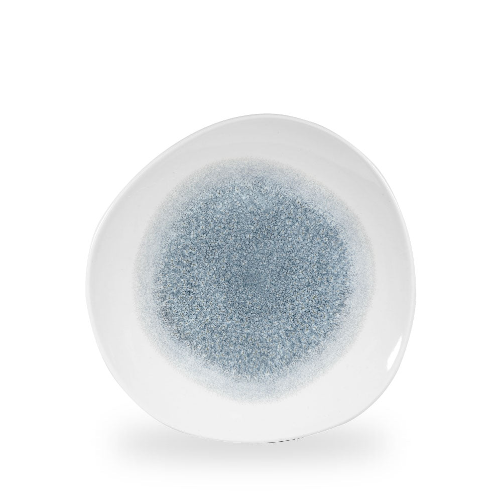 Raku Topaz Blue Piatto Organic 26.4Cm Box 12 - RKTBOG101