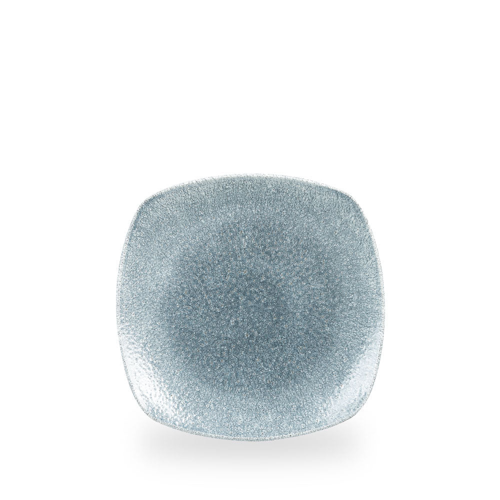 Raku Topaz Blue X Squared Piatto Quadrato 8.5" Box 12 - RKTBSP9 1