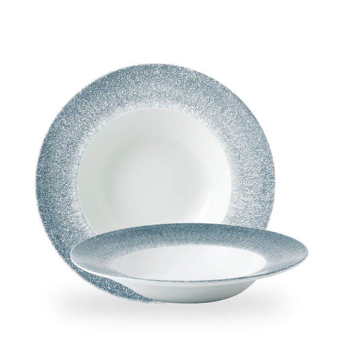 Raku Topaz Blue Profile Piatto Fondo Con Falda Grande 10.90" Box 12 - RKTBVWBL1